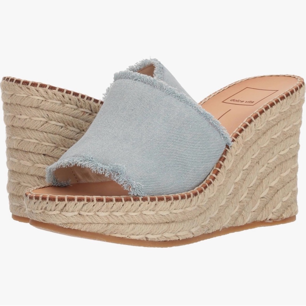 Dolce Vita Women's PIM Espadrille Wedge Sandal Sz 7.5
